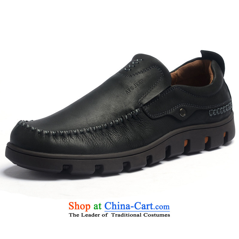 The field to the Roma men round head in a stylish men's shoes field jeep male and casual leather shoes low cow grain leather 1A1130 red and brown 42 field jeep (AFS).... JEEP shopping on the Internet