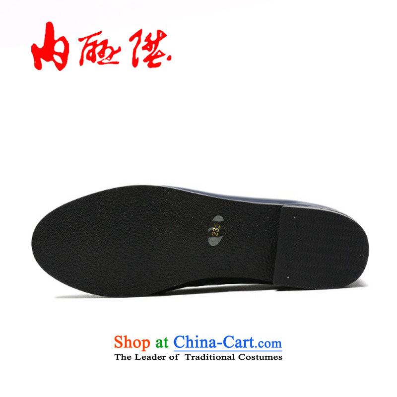 Inline l female old Beijing first layer mesh upper Ngau Pei-style leisure shoes 6268C New Year gift black 36, inline l , , , shopping on the Internet