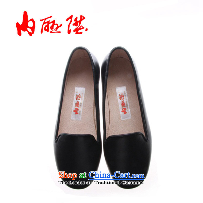 The women's shoes l mesh upper tangyan old Beijing mesh upper hand-gon leather panelled chipset small tabs on it 7240A black 38, inline l , , , shopping on the Internet