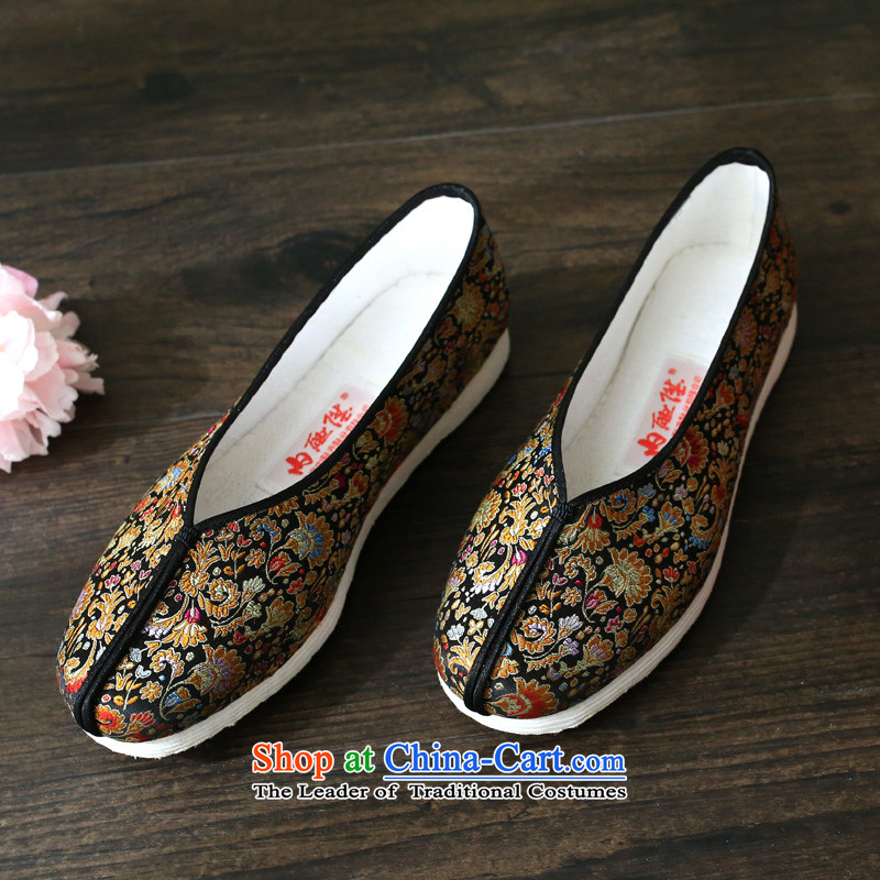 Inline l mesh upper female embroidered shoes of Old Beijing mesh upper hand-gon thousands ground spring and summer Mrs tapestries encryption Click 8261A shoes, red and green 37, inline l , , , shopping on the Internet