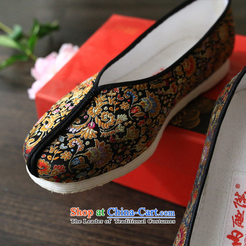 Inline l mesh upper female embroidered shoes of Old Beijing mesh upper hand-gon thousands ground spring and summer Mrs tapestries encryption Click 8261A shoes, red and green 37, inline l , , , shopping on the Internet