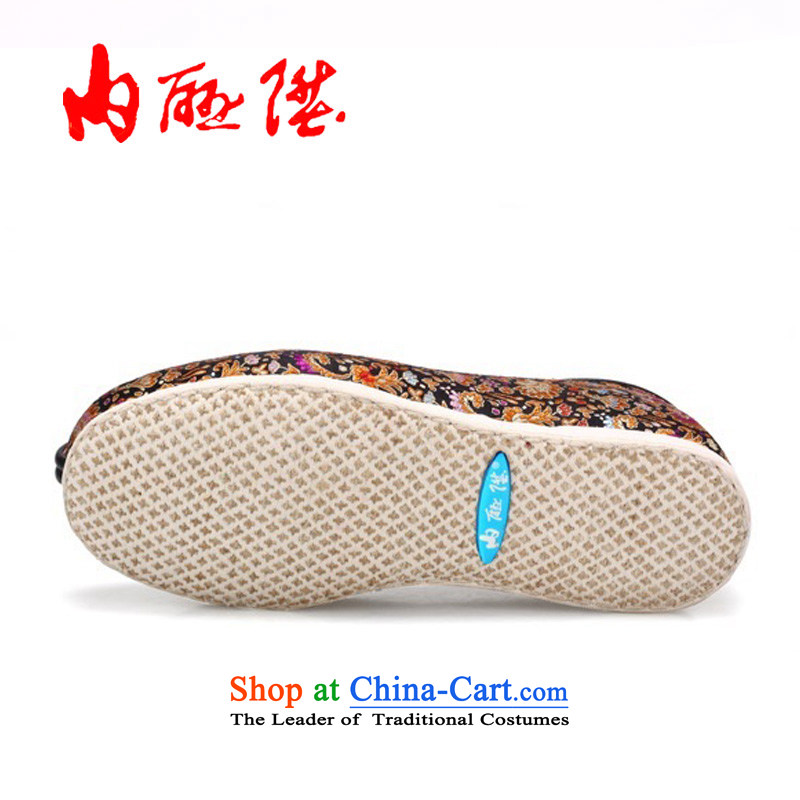 Inline l cotton shoes female old Beijing mesh upper hand bottom of thousands of cross process of the gift box as well as ideal gifts 8407A black 37, inline l , , , shopping on the Internet