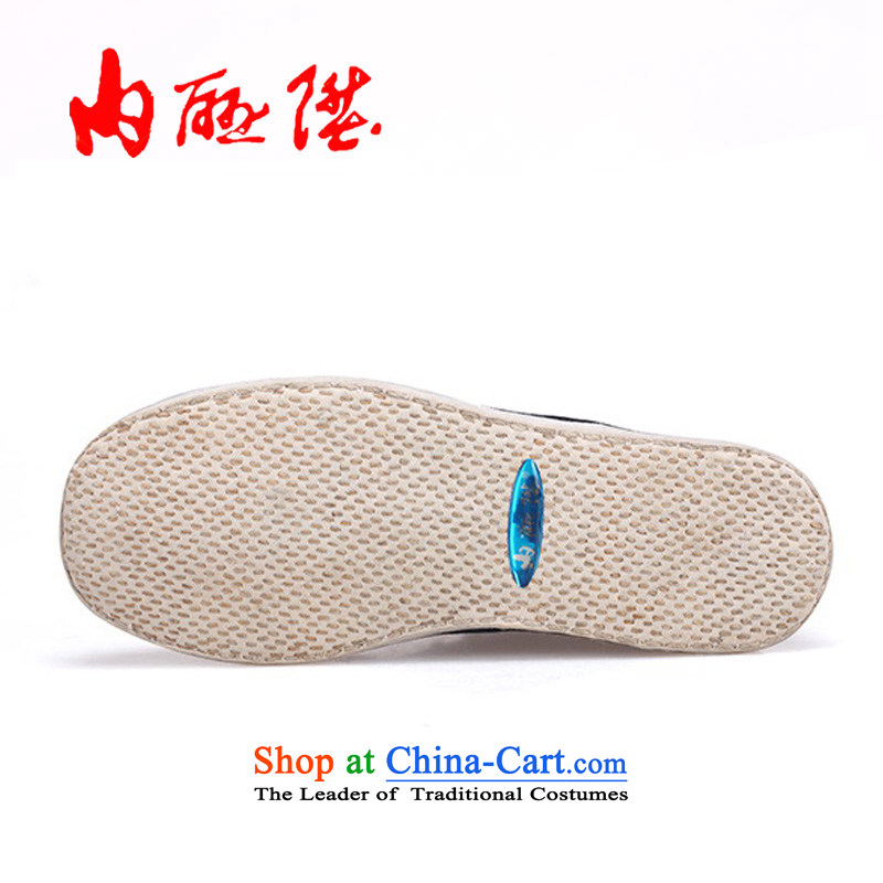 Inline l cotton shoes women shoes of Old Beijing hand-thousand-layer mesh upper floor encryption four cotton shoes sheep inside 8641A felt black 36, inline l , , , shopping on the Internet