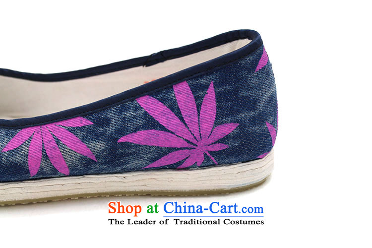 The Chinese old step-young of Old Beijing mesh upper for Ramadan, thousands of bottom embroidery to mother at home womens single gift shoe glue Maple Leaf Sea in full shoe blue 36 pictures, prices, brand platters! The elections are supplied in the national character of distribution, so action, buy now enjoy more preferential! As soon as possible.