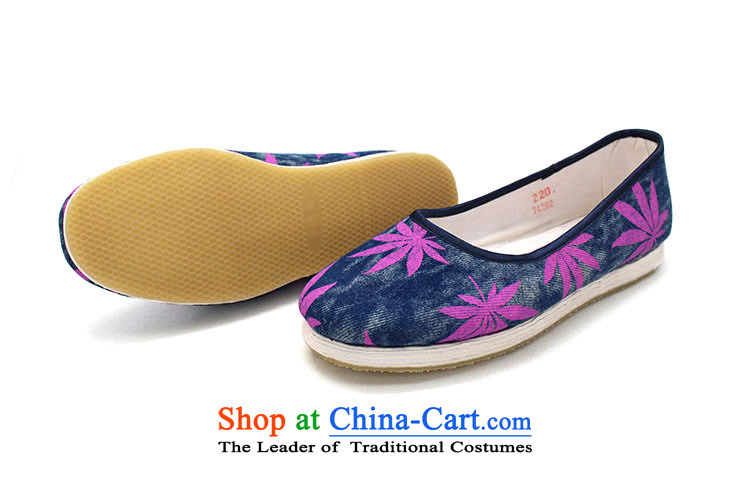 The Chinese old step-young of Old Beijing mesh upper for Ramadan, thousands of bottom embroidery to mother at home womens single gift shoe glue Maple Leaf Sea in full shoe blue 36 pictures, prices, brand platters! The elections are supplied in the national character of distribution, so action, buy now enjoy more preferential! As soon as possible.