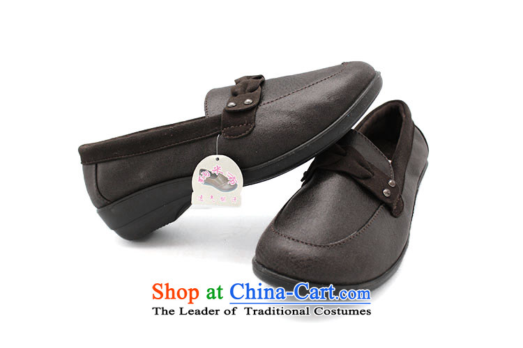 The Chinese old step-young of Old Beijing mesh upper autumn Ramadan new anti-skid shoe wear casual soft bottoms womens single shoe BF-74 brown 35 pictures, prices, brand platters! The elections are supplied in the national character of distribution, so action, buy now enjoy more preferential! As soon as possible.