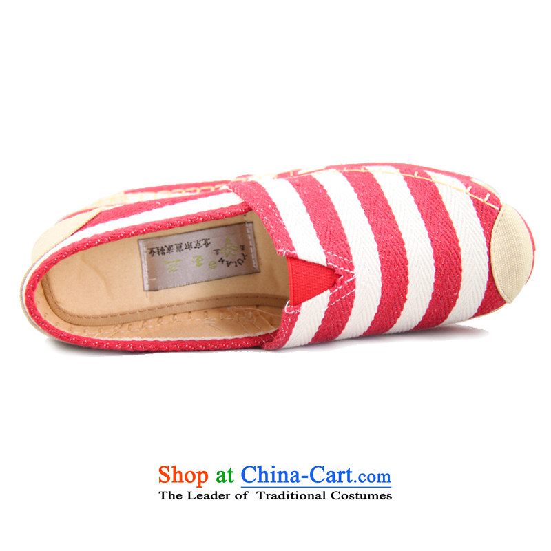 Magnolia Old Beijing mesh upper women streaks spell color leisure shoes 2312-1119 RED 35 Magnolia shopping on the Internet has been pressed.