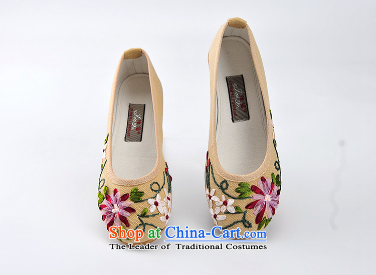 Better well old Beijing mesh upper female single women leisure shoes beef tendon bottom spring and autumn women shoes stylish low rise with women shoes low mesh upper B931-10 embroidered shoes beige 35 pictures, prices, brand platters! The elections are supplied in the national character of distribution, so action, buy now enjoy more preferential! As soon as possible.