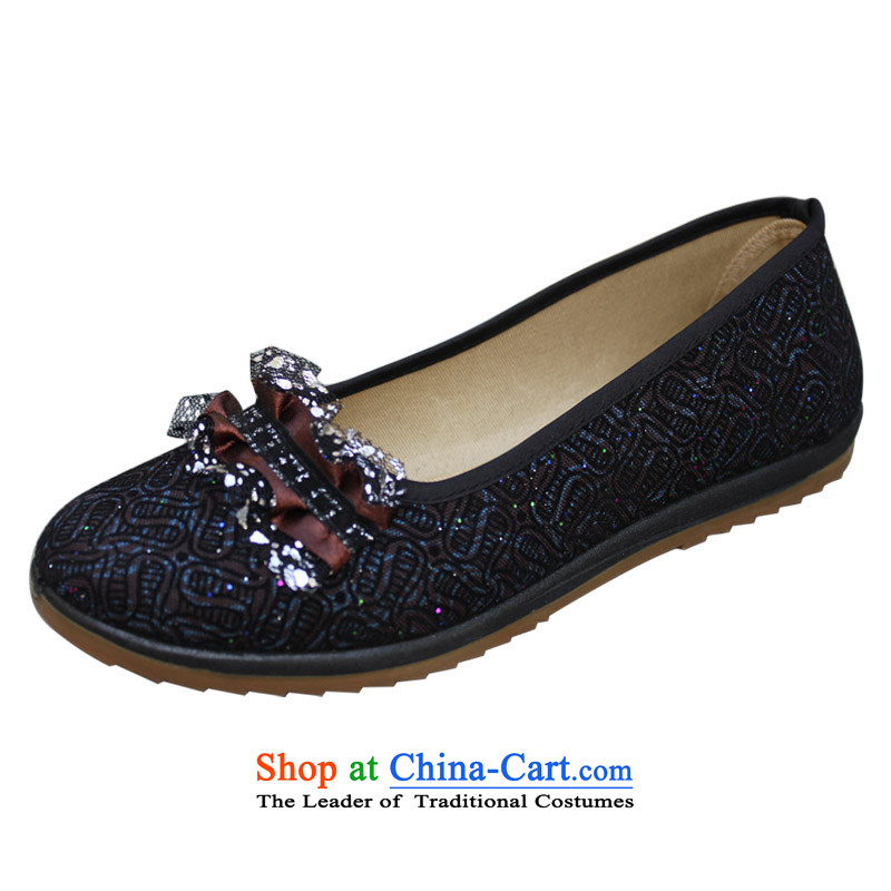Welcomes the clear spring and autumn XQ_ old Beijing mesh upper women shoes mother shoe comfortable and relaxing walking shoes . - 372 Ms. Brown 36