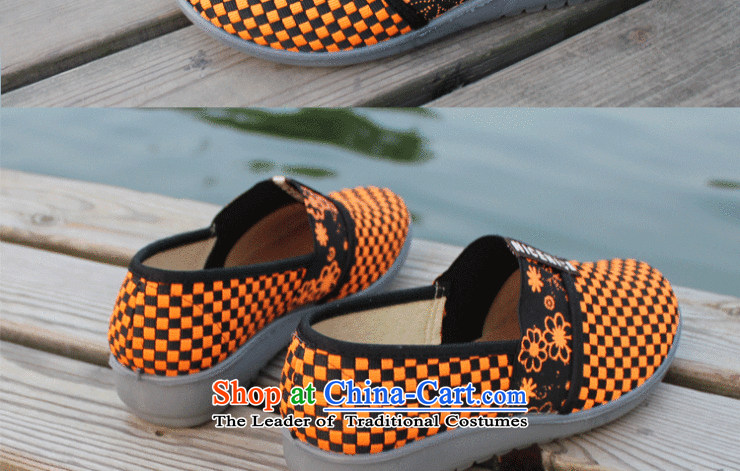 Yan Ching genuine XQ/ old Beijing outdoor mesh upper with elastic cloth shoes elastic port stylish casual shoes 638 Orange 35 pictures, prices, brand platters! The elections are supplied in the national character of distribution, so action, buy now enjoy more preferential! As soon as possible.