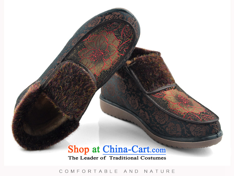 Uterine Old Beijing mesh upper Winter Female cotton shoes and warm thick embroidery lint-free mother shoe bootie thick elderly warm footwear in the older soft bottoms cotton shoe red 39 pictures, prices, brand platters! The elections are supplied in the national character of distribution, so action, buy now enjoy more preferential! As soon as possible.