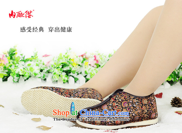 Inline l female cotton women shoes bottom layer processes manually thousands tapestries wool on cotton shoes for autumn and winter warm old Beijing 8417A mesh upper black XL 41 pictures, prices, brand platters! The elections are supplied in the national character of distribution, so action, buy now enjoy more preferential! As soon as possible.
