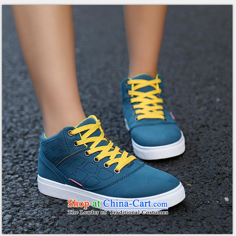 【 C.O.D.- 2014 new autumn and winter casual women shoes Sleek and versatile high profile and click shoes, thick women shoes shoe -FAT 38, Gray , , , shopping on the Internet