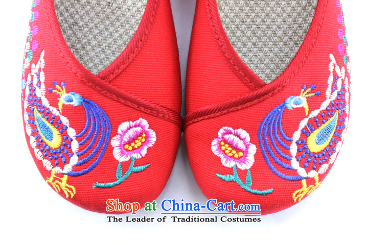 The new genuine old Beijing mesh upper stylish shoe increased within single shoe embroidered shoes shoes bride shoes 412-926 marriage red 37 pictures, prices, brand platters! The elections are supplied in the national character of distribution, so action, buy now enjoy more preferential! As soon as possible.
