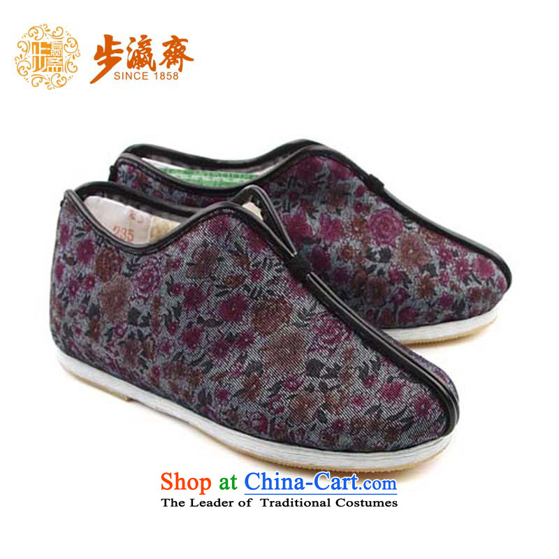 The Chinese old step-young of Ramadan Old Beijing mesh upper hand-thousand-layer apply glue to the bottom with non-slip gift for the elderly is too small for female A83 bottom thousands of cotton black 37 this shoe is too small a concept of a large number