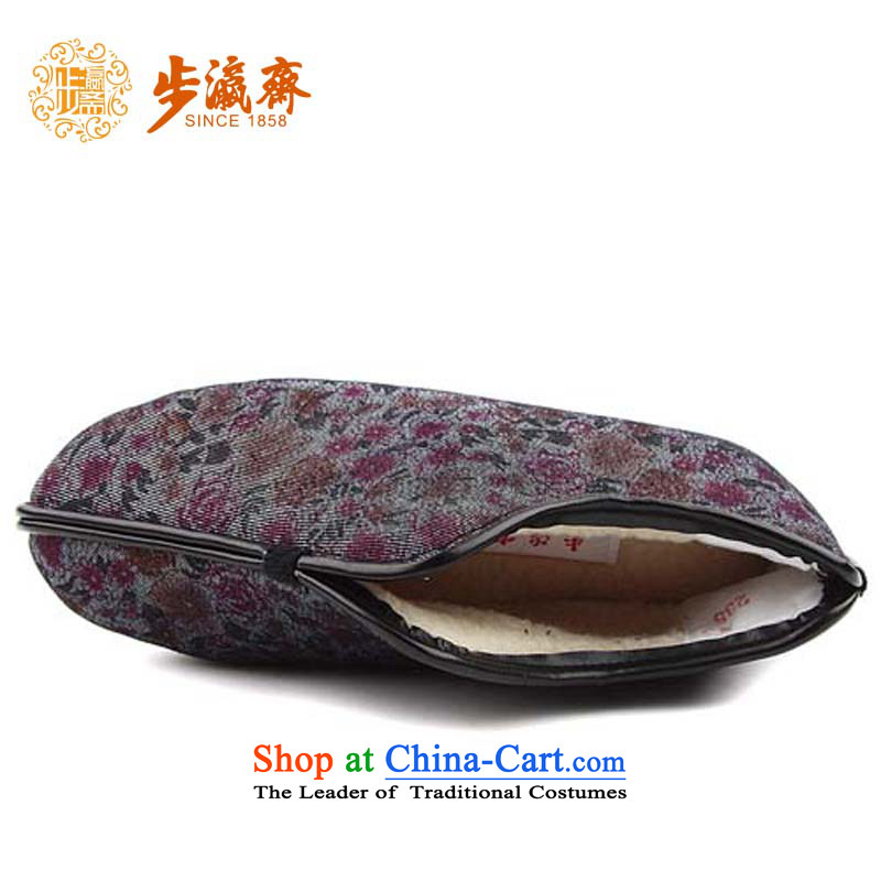 The Chinese old step-young of Ramadan Old Beijing mesh upper hand-thousand-layer apply glue to the bottom with non-slip gift for the elderly is too small for female A83 bottom thousands of cotton black 37 this shoe is too small a concept of a large number