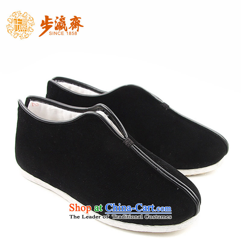 The Chinese old step-young of Ramadan Old Beijing mesh upper hand bottom of thousands of anti-skid apply glue flocking gift elderly small thousands ground flocking of cotton black 35 this shoe is too small a concept of a large number of step-by-step-young