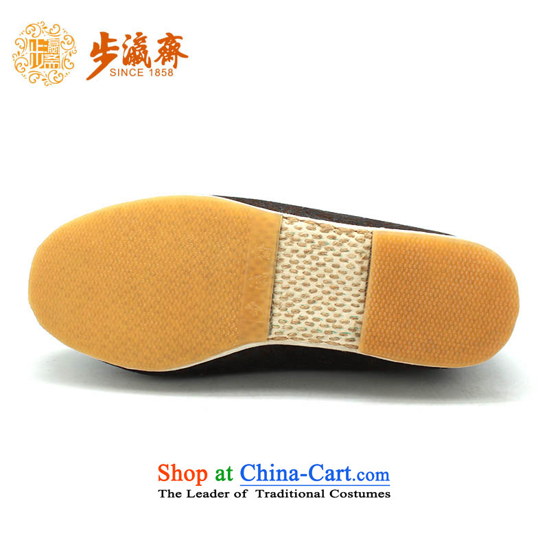 The Chinese old step-young of Ramadan Old Beijing mesh upper hand bottom of thousands of anti-skid apply glue to gift driving elderly women small thousands of women 1108 Cotton Brown 34 this shoe is too small a concept of a large number of step-by-step-yo