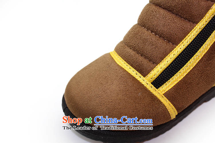 The Chinese old step-young of Ramadan Old Beijing mesh upper winter new) child cotton shoes anti-slip warm baby shoes B15-a216 Kids shoes brown 28 yards /19cm picture, prices, brand platters! The elections are supplied in the national character of distribution, so action, buy now enjoy more preferential! As soon as possible.