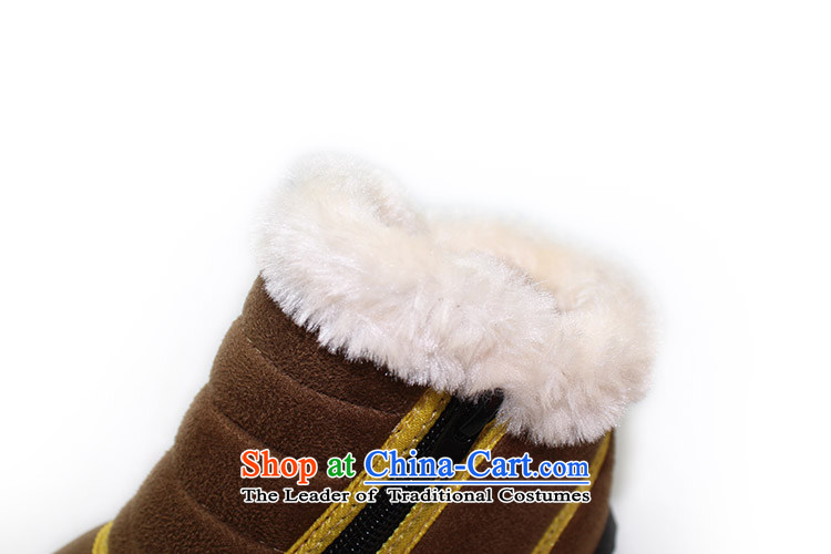 The Chinese old step-young of Ramadan Old Beijing mesh upper winter new) child cotton shoes anti-slip warm baby shoes B15-a216 Kids shoes brown 28 yards /19cm picture, prices, brand platters! The elections are supplied in the national character of distribution, so action, buy now enjoy more preferential! As soon as possible.