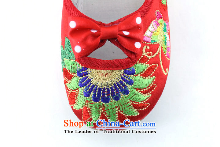 The new lovely girls, children's shoes, embroidered shoes Dance Shoe girls soft bottoms single shoe old Beijing mesh upper for women 5804 Red 17 Codes/inner length of 16.5CM photo, prices, brand platters! The elections are supplied in the national character of distribution, so action, buy now enjoy more preferential! As soon as possible.