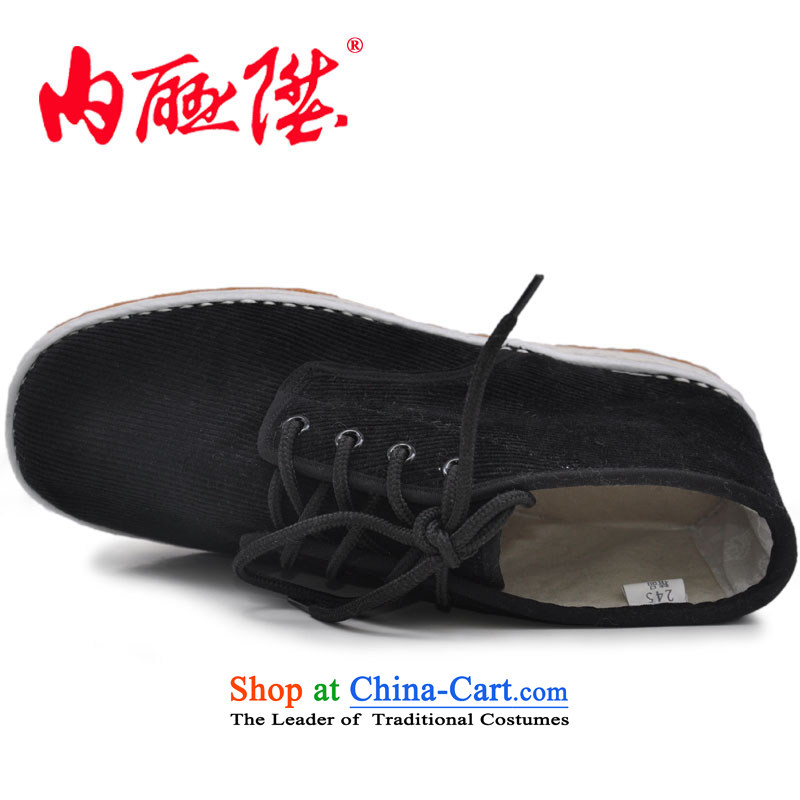 Inline l female cotton shoes mesh upper for autumn and winter cotton shoes bottom layer 4 Gigabit manually eye corduroy female cotton shoes is smart casual shoes 8641A 8641G old Beijing Plus Film 39 inline l , , , shopping on the Internet