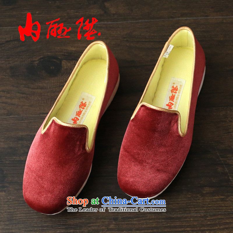 The rise of Old Beijing mesh upper women shoes bottom thousands-gon manually the nightmare of the queen of the spring and summer single shoe 8287A purple 35 inline l , , , shopping on the Internet