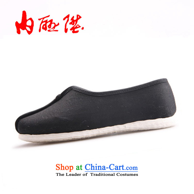 Inline l mesh upper women shoes products emporium old Beijing mesh upper hand-gon thousands ground clip shoe 8288A black 37