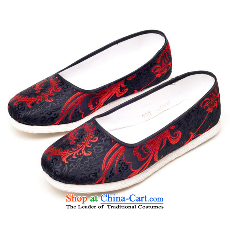 Fuyuan Xuan Old Beijing thousands of ethnic embroidery girls mesh upper single shoe spring and fall very casual flat bottom mother port red phoenix 39 (for 3 day shipping, Putin to write well shopping on the Internet has been pressed.