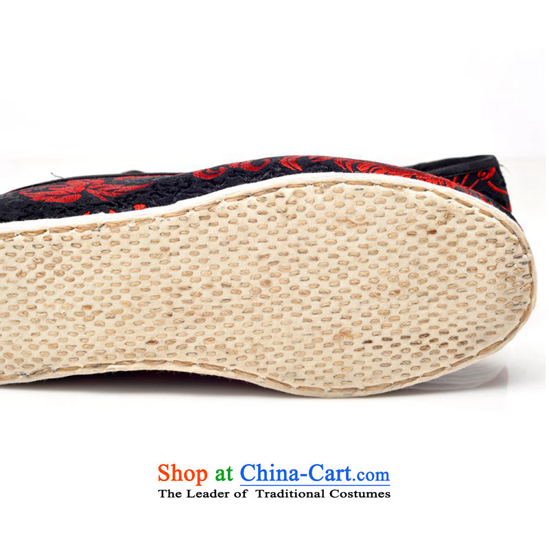 Fuyuan Xuan Old Beijing thousands of ethnic embroidery girls mesh upper single shoe spring and fall very casual flat bottom mother port red phoenix 39 (for 3 day shipping, Putin to write well shopping on the Internet has been pressed.