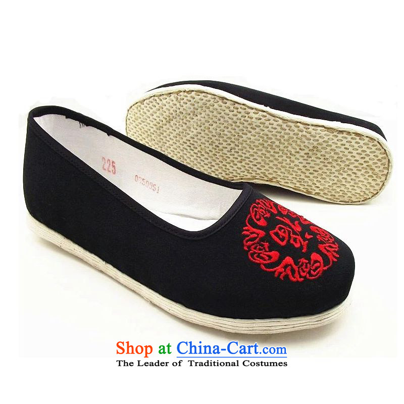 Fuyuan Xuan manually thousands of Bottom shoe Encryption field to the port of Old Beijing smart casual shoes mother flat shoe black well field (for 38 3 Day Shipping, Putin to write well shopping on the Internet has been pressed.