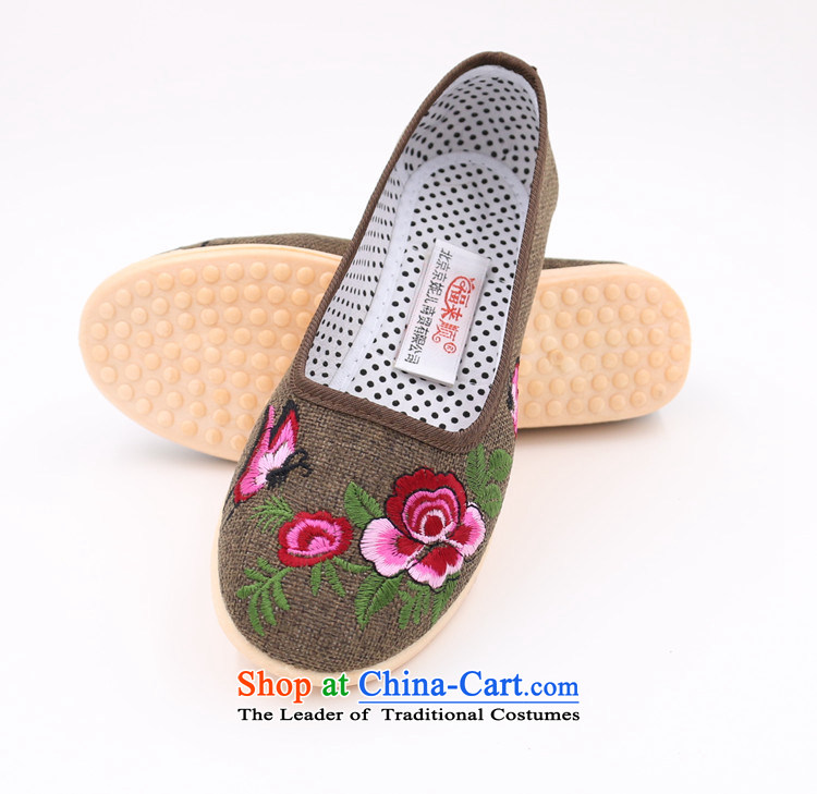 Mesh upper with old Beijing embroidered shoes China wind single shoe linen embroidered with soft, light women shoes yellow 36 pictures, prices, brand platters! The elections are supplied in the national character of distribution, so action, buy now enjoy more preferential! As soon as possible.