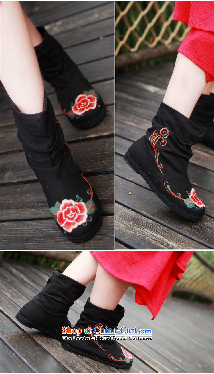 Maple-pyeong of ethnic old Beijing mesh upper end of thousands of embroidery boots characteristics women married black single Boot C15 40 pictures, prices, brand platters! The elections are supplied in the national character of distribution, so action, buy now enjoy more preferential! As soon as possible.