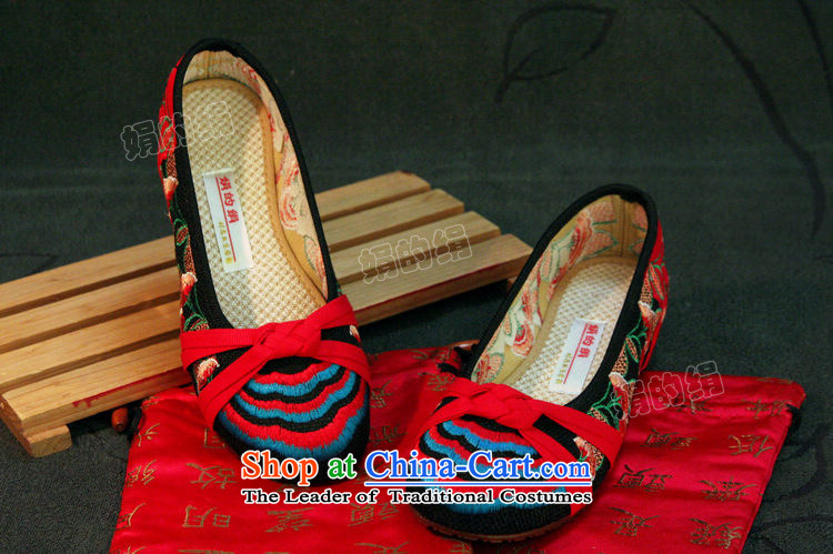 The silk autumn old Beijing mesh upper embroidered shoes of ethnic slope with women shoes increased within single shoe 525A74 canvas black 36 pictures, prices, brand platters! The elections are supplied in the national character of distribution, so action, buy now enjoy more preferential! As soon as possible.