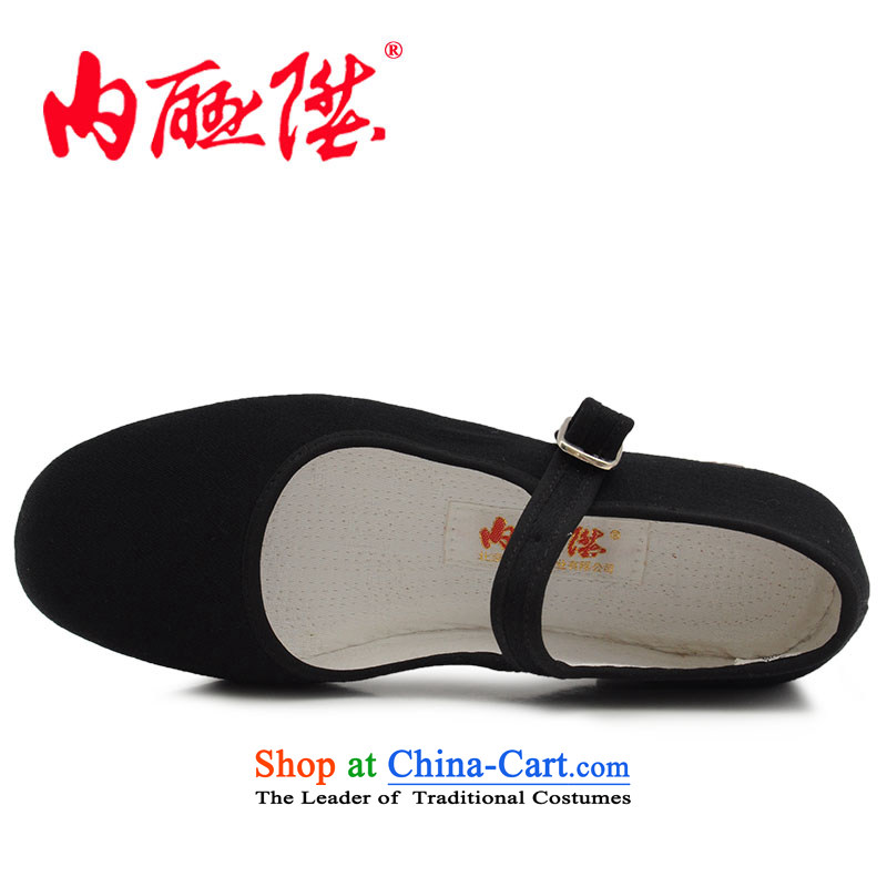 Inline l women shoes mesh upper Ngau Pei Ribbed End Inserts manual-bottom-generation full dress woolen cloth shoes of Old Beijing 7209A/7207A 7207A mesh upper floor wear slip-parquet 38, inline l , , , shopping on the Internet