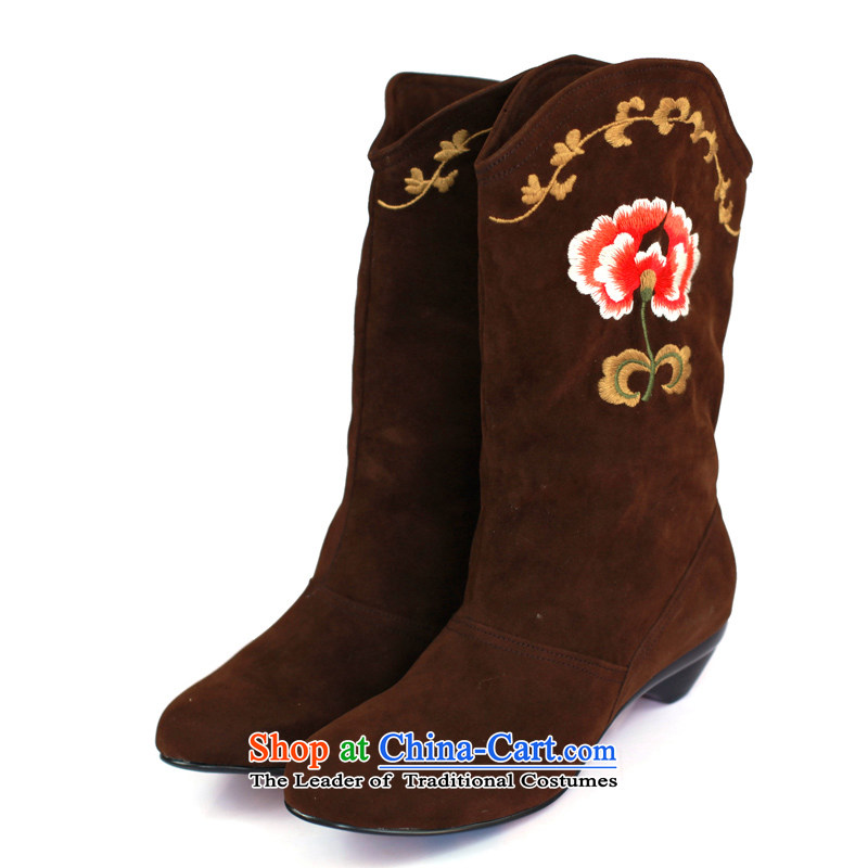 Maple-pyeong of Old Beijing women shoes embroidered shoes with ethnic leisure shoes during the spring and autumn colors A810 lady 35 Maple ping , , , shopping on the Internet