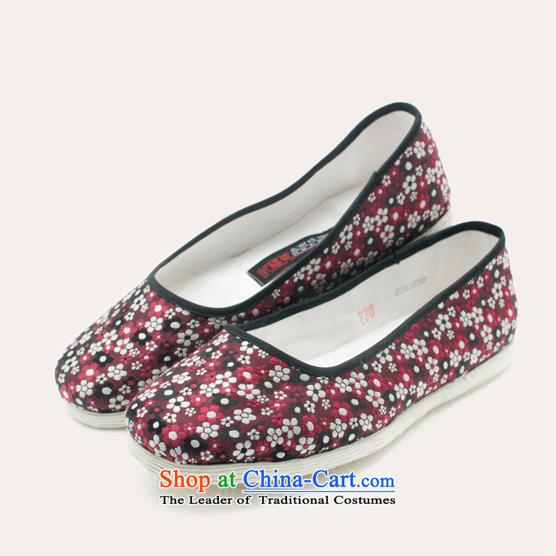 The Scarlet Letter of Ramadan mesh upper spring of Old Beijing New President thousands of Bottom shoe mesh upper single shoe ethnic thousands ground breathable flat with red 37, leisure shoes KVA well Ramadan , , , shopping on the Internet
