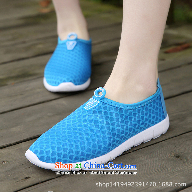 2015 Spring/Summer Ms. new web women breathable mesh panel sports shoes Korean leisure web comfortable flat shoe B018YZ gray 38, beginning of fall of latitude , , , shopping on the Internet
