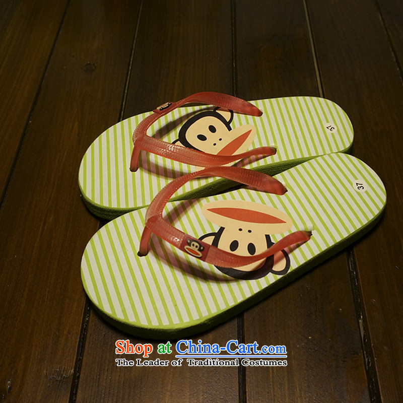 Summer 2015 new glow-in-the-Slippers stylish European and American woman drag field and drag a bright color cool beach B005YZ slippers in red 1 36, beginning of fall of latitude , , , shopping on the Internet