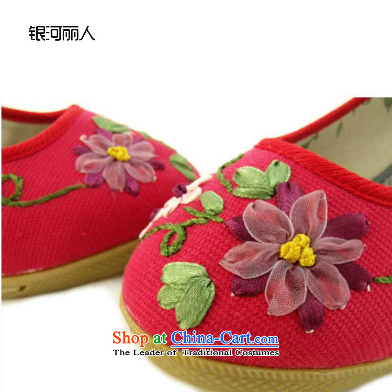 Mesh upper with genuine old Beijing women shoes manually embroidered shoes and stylish with women shoes at 1033 1033 Red (small a number) is too small a number 40, Yong-sung Hennessy Road , , , shopping on the Internet