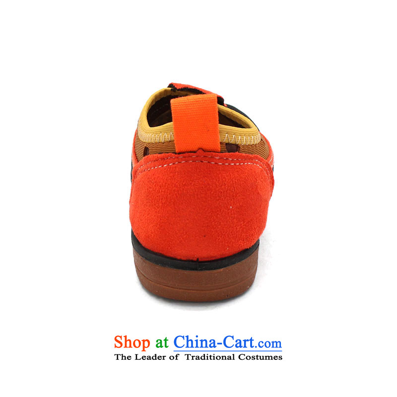The old-established step-young of Ramadan Old Beijing Summer mesh upper new girls sandals anti-slip wear fashionable BABY CHILDREN SHOES B49-A390 child is orange 18 yards /14cm, step-young of Ramadan , , , shopping on the Internet