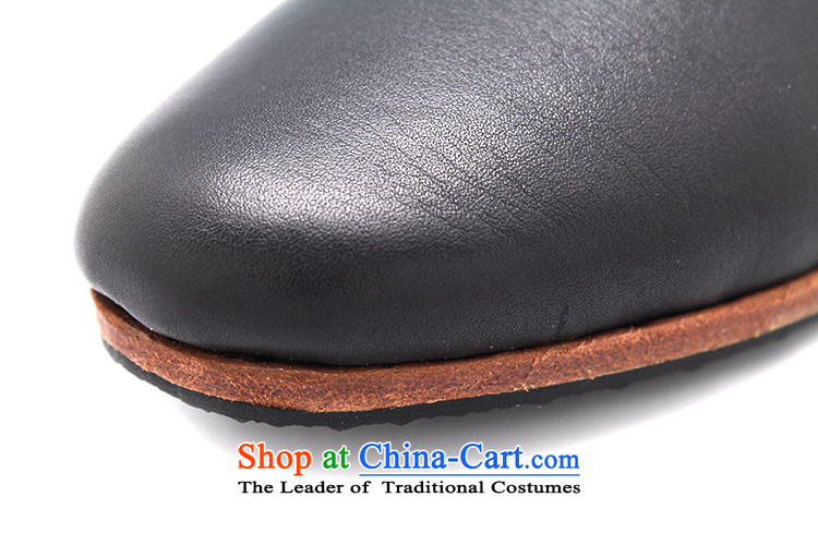 The Chinese old step-Fitr Old Beijing leather shoes female single hand shoe mother Lady's temperament shoes all leather shoe $sea black 39 pictures, prices, brand platters! The elections are supplied in the national character of distribution, so action, buy now enjoy more preferential! As soon as possible.