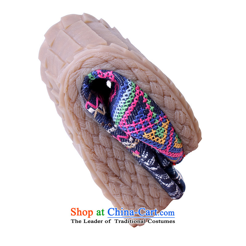 2015 genuine old Beijing single female mesh upper women shoes breathable single shoes with soft, stylish ethnic embroidered shoes 4402 Blue 4403 Cross embroidered 37 small select Large Number, Yong-sung Hennessy Road , , , shopping on the Internet