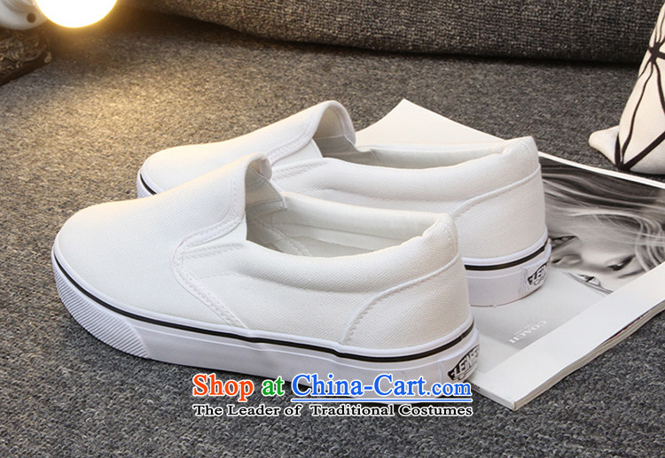 In the fourth quarter of 2015, flat a lazy person shoe kicking female couple shoes students shoes bottom Oxford white canvas shoes white shoes black 39 female picture, prices, brand platters! The elections are supplied in the national character of distribution, so action, buy now enjoy more preferential! As soon as possible.