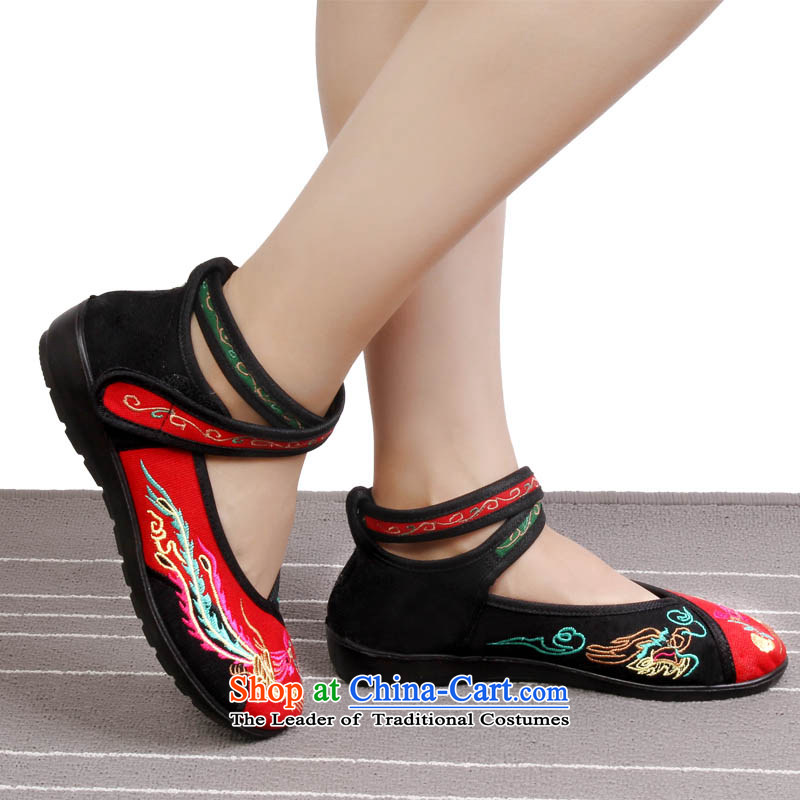 2015 New Brilliant sweet girl shoe old Beijing mesh upper retro embroidered shoes with soft, then Shoes Plaza 8520-38 8520-38 Dance Shoe red 35, Yong-sung Hennessy Road , , , shopping on the Internet