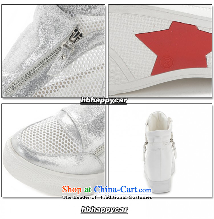 The Korean version of the new 2015 lounge with comfortable single slope waterproof desktop zipper with solid color mesh students shoes C.O.D. package mail white 37 special pictures, prices, brand platters! The elections are supplied in the national character of distribution, so action, buy now enjoy more preferential! As soon as possible.