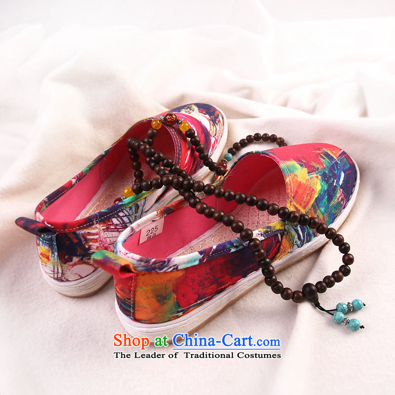 Mel envelope of the Kadena loofah thousands ground mother shoe embroidery pregnant women shoes of Old Beijing nurses shoes?HFA0015-2 mesh upper 39