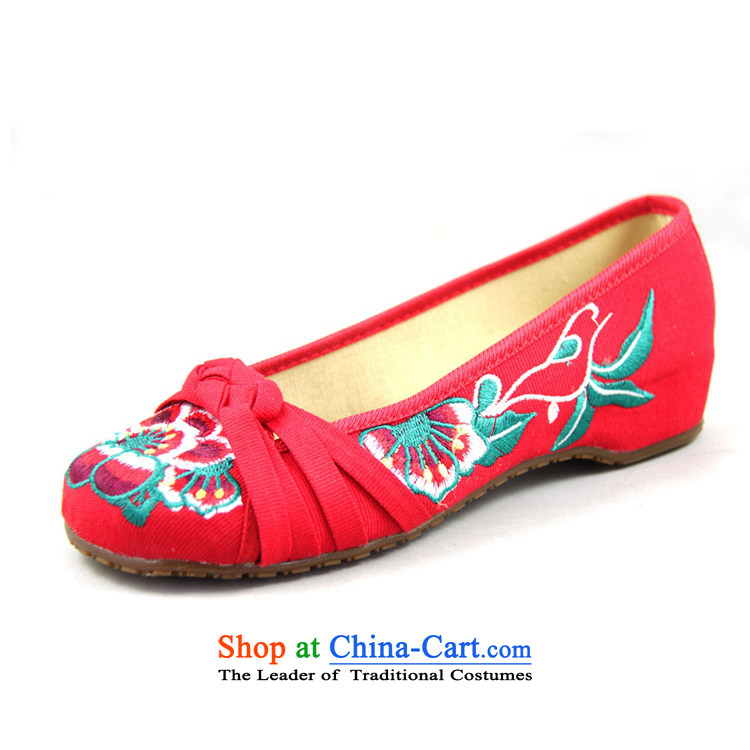 Magnolia Old Beijing mesh upper women shoes retro national wind round head light port single shoe small slope in older mother shoe with embroidered shoes 2312-1179 RED 40 pictures, prices, brand platters! The elections are supplied in the national character of distribution, so action, buy now enjoy more preferential! As soon as possible.