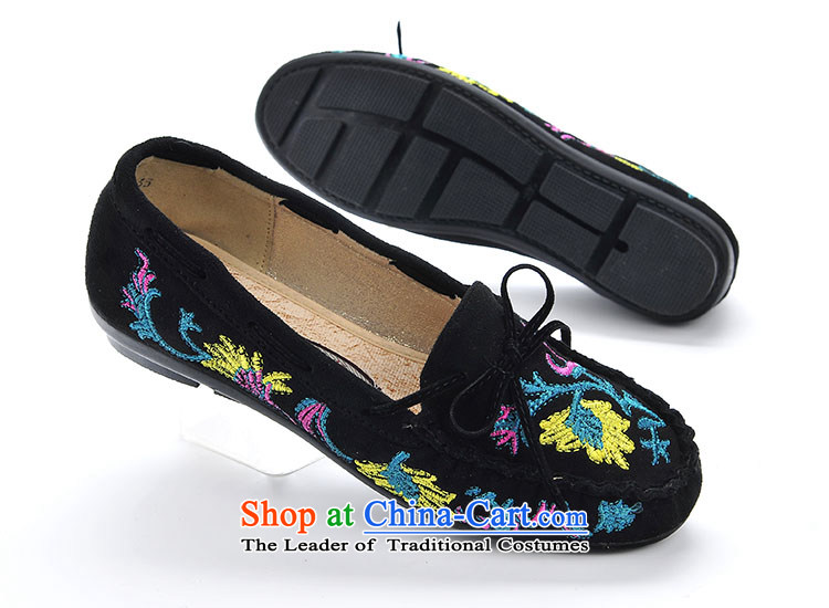 Better well women shoes mesh upper boutique seamless wrinkle embroidered shoes flat bottom small bow tie sutures buns manually old Beijing mesh upper with stylish shoe leisure shoes women shoes B399-16 blue 35 pictures, prices, brand platters! The elections are supplied in the national character of distribution, so action, buy now enjoy more preferential! As soon as possible.