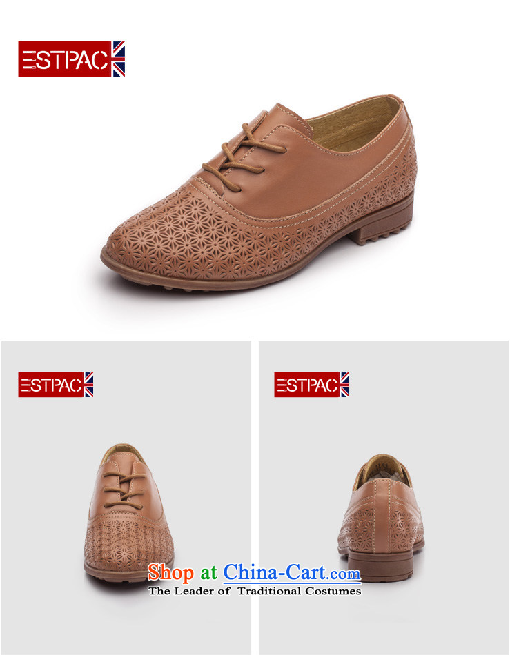 Ipswich-three in 2014 carved stylish single shoe female head layer cowhide flat with a pointed to the British air-BLOK Oxford shoes D37 Gray 38 pictures, prices, brand platters! The elections are supplied in the national character of distribution, so action, buy now enjoy more preferential! As soon as possible.